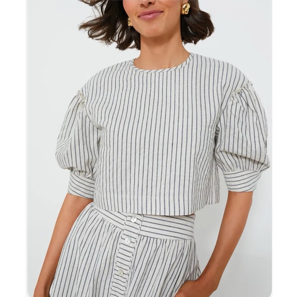 TUCKERNUCK Linen Stripe Edie Top